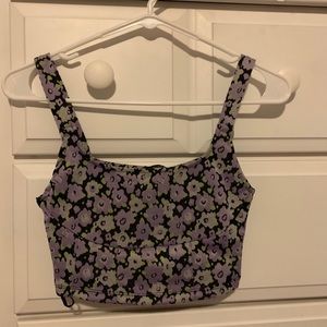 New Zara Cropped Top with flowers SOLD